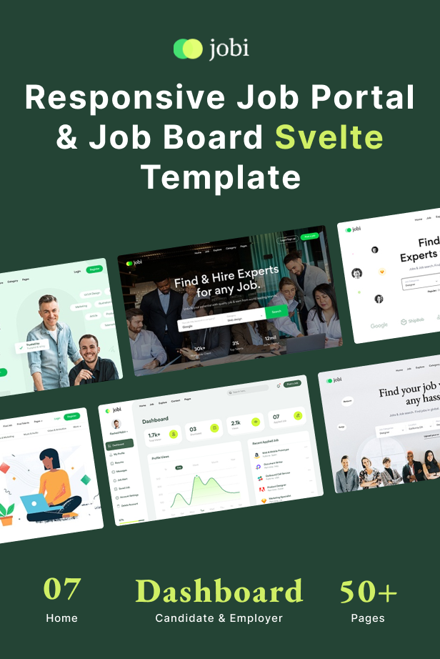 Jobi - Job Portal & Job Board Svelte Template - 3